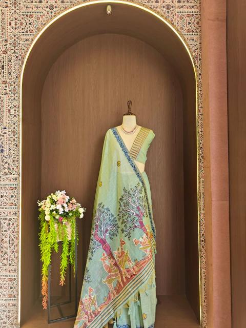 Akshara muga cotton indian sarees wholesale